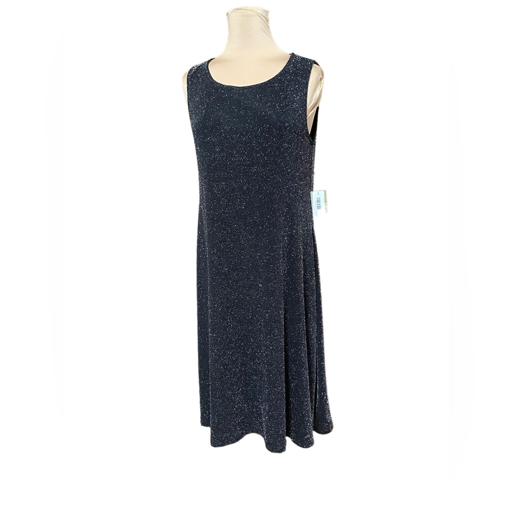 Chicos Kimmi Knee dress black with shimmer size 0, New with tags